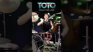 Toto  Hold The Line  Drum Cover [upl. by Tahp3]