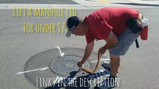 How to Remove a Manhole Lid [upl. by Dnomsaj]