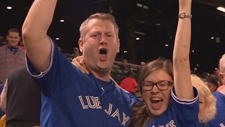 Jays fans react to AL East title [upl. by Quirita]