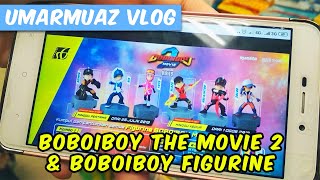 Umar amp Muaz Vlog Misi Boboiboy The Movie 2 amp Boboiboy Figurine [upl. by Irotal]