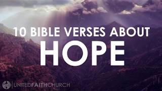 10 Bible Verses on Hope  United Faith Church Barnegat [upl. by Eelaroc]