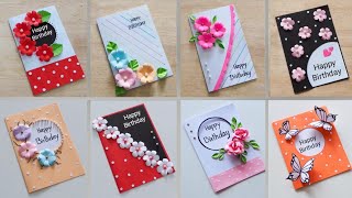 How to make Birthday card  Handmade Birthday card  วิธีทำการ์ดวันเกิดง่ายๆ ทำเองได้ [upl. by Ahsea]