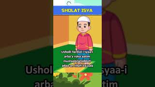 NIAT SHOLAT ISYA shortvideo sholat niatsholat doa fyp [upl. by Pedroza]