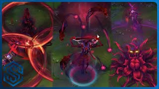 Blood Moon Skins Zyra Zed Fiddlesticks PREVIEW PBE 148 [upl. by Anerys240]