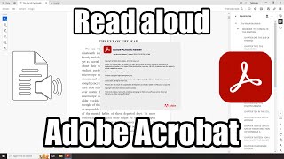 Read Aloud in Adobe Acrobat [upl. by Thanos373]