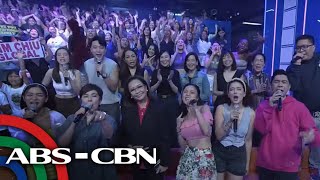 ABSCBN GMA7 execs join Its Showtime opening [upl. by Fanchon]