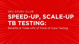 SpeedUp ScaleUp TB Testing Benefits amp Tradeoffs of PointofCare Testing [upl. by Raama]