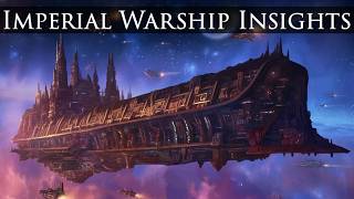 Inside an Imperial Navy Warship l Warhammer 40k Lore [upl. by Markowitz865]