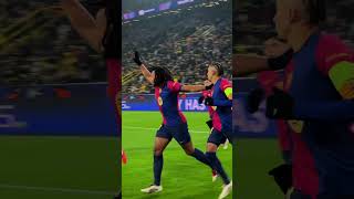 POV Rapha scores in front of you ❤️‍🔥 fcbarcelona shorts [upl. by Marasco]