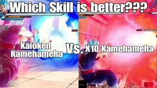 Dragon ball Xenoverse 2 Skill Test X10 KamehamehaBuffed Vs Kaioken Kamehameha [upl. by Mirak]