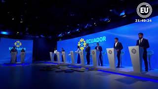 En Vivo Debate presidencial en Ecuador por las elecciones 2023 [upl. by Liban]