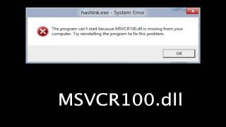 msvcp110dll  100 SOLUCION ACTUAL 2016 [upl. by Schwarz]