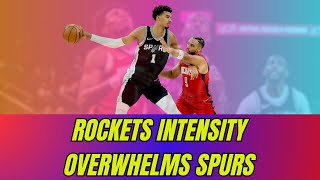 Rockets Intensity Overwhelms Spurs [upl. by Talich]