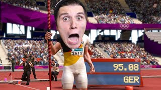 3 Youtuber werfen mit STANGEN und ICH breche den OLYMPISCHEN REKORD [upl. by Ferren]