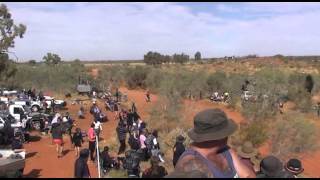 Finke 2015 40 k jump Sunday 7th June bikes [upl. by Nnainot]