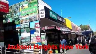 Jackson Heights New York আমেরিকার বাংলাদেশ [upl. by Jemena]