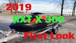 2019 SeaDoo RXTX 300 Black  Lava Red edition [upl. by Philo]