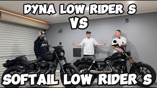 Dyna TC low rider s VS Softail M8 low rider s with harley master technician ￼ [upl. by Nalliuq663]