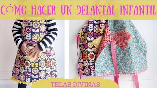 Cómo hacer un delantal infantil en Español [upl. by Aleina285]