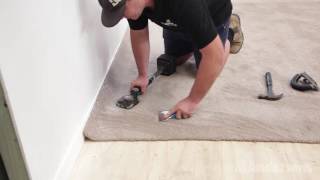 Andersens Expert Installation Installing Carpet [upl. by Mil]