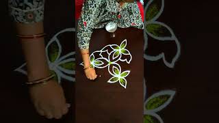 Flower Rangoli Design Easy [upl. by Revolc]