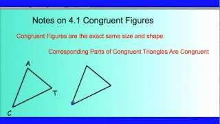 Geometry Chapter 4 Section 1 [upl. by Ecnal]