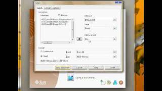 OpenOffice Label Tutorial [upl. by Oilisab]