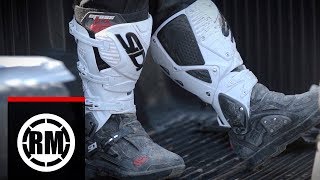 Sidi Crossfire 3 SRS Motocross Boots  Ride Review [upl. by Three]