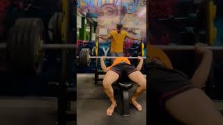 Paused bench press 110 kg 4 rep  jai Shri Ram [upl. by Mayram513]