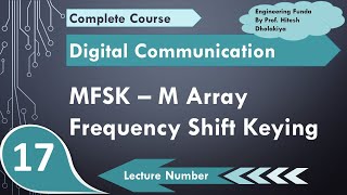 M Array Frequency Shift Keying MFSK Basics Signals Bits Calculation Example amp Application [upl. by Anelah]