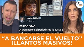 LLANTOS MASIVOS EN LA MESA DEL KUKA PASTOR POR EL POST DE MILEI CONTRA EL PERIODISMO “ES GRAVÍSIMO [upl. by Hartzel]