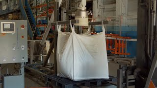 About Spout Top Scale Controlled Bulk Bag Filler  FormPaks BagPak 2100 SS [upl. by Reinhardt]