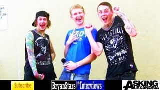 Asking Alexandria Interview 4 Ben Bruce amp James Cassells 2013 [upl. by Heathcote]