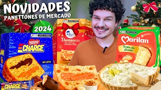 LANÇAMENTOS DE PANETONES DE MERCADO 2024  Vale a pena [upl. by Rogozen]