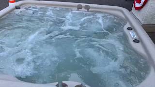 FOR AUCTION  5 Person Plug and Play Hot Tub AquaRest Spas [upl. by Jany786]