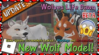 ROBLOX  Wolves Life Dawn BETA  New Wolf Model is OUT 26  HD [upl. by Alol22]