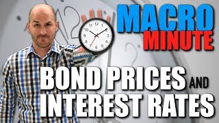 Macro Minute  Bond Prices and Interest Rates [upl. by Gingras417]