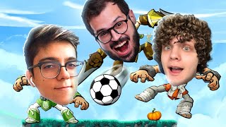 Chamei 3 noobs para o FUTEBOL BRAWLHALLA  Mike Febatista [upl. by Anyat768]