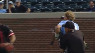 Benches Clear In College Baseball Game [upl. by Allred895]