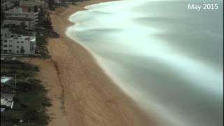 Narrabeen Beach erosion and recovery timelapse April 2015 storm [upl. by Alicia780]