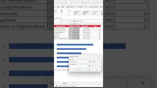 Excelde Gantt Chart ile Proje Süreçleri Takibi [upl. by Leugim647]