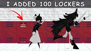 I added 100 hideable lockers and beat the game by hiding in them [upl. by Anierdna]