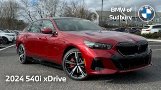 2024 BMW 540i xDrive  Vegas Red  Video Walkaround  Whats New [upl. by Aisha]