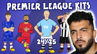 PREMIER LEAGUE KITS 2425  442oons Reaction [upl. by Llednor]