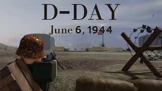 THE BEST HISTORICAL WAR  DDAY  ROBLOX [upl. by Hong928]