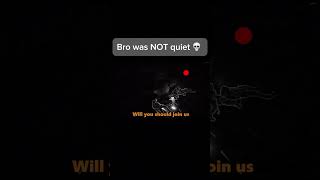 Bro was NOT quiet 💀 fyp shorts panicore horrorgame funny comedy [upl. by Ahsilrae]