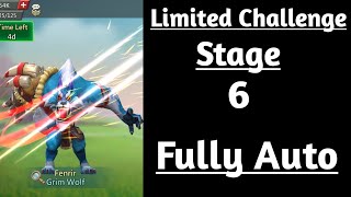 Limited challenge bloodlust stage 6 autoGrim Wolf Limited Challenge stage 6 lords mobile [upl. by Dov]