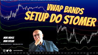 SETUP STOMER VWAP BANDS  SCALPING OU TENDÊNCIA ESTRATÉGIA MINI INDICE [upl. by Bunde]