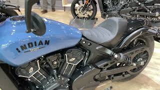 2023 Indian Scout Bobber  First Look [upl. by Yecac590]