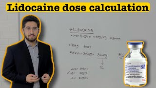 How to calculate lidocaine dose for local anesthesia [upl. by Adnam]